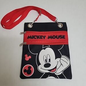 isney Mickey Mouse Crossbody Bag Handbag Mickey Disney Purse 2‎ Pockets